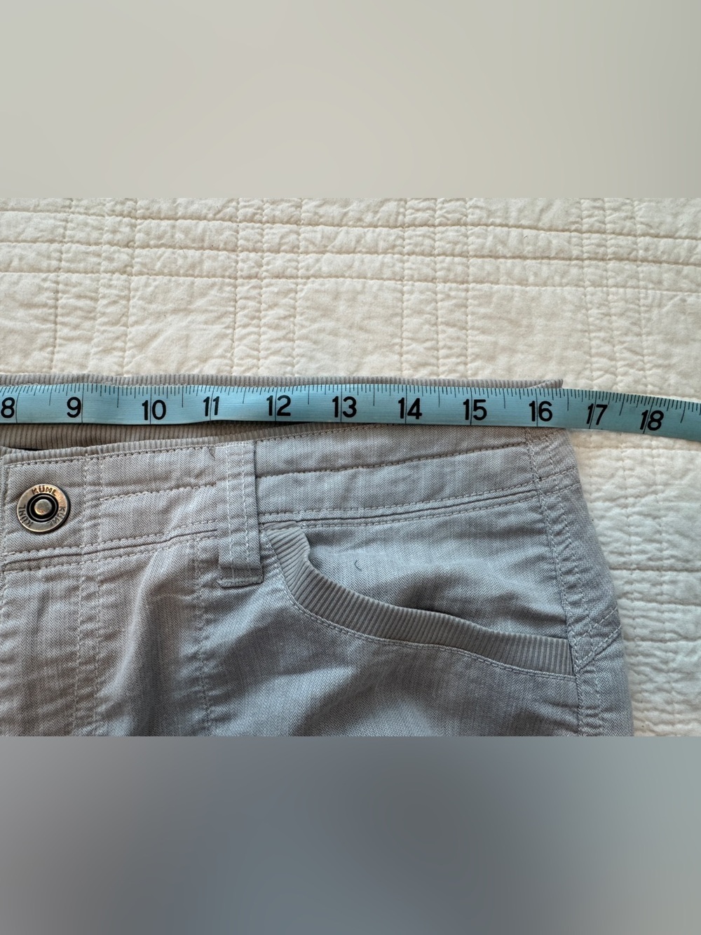 Kuhl Cabo Pants Light Gray Straight-Leg Pants - Picture 7 of 8